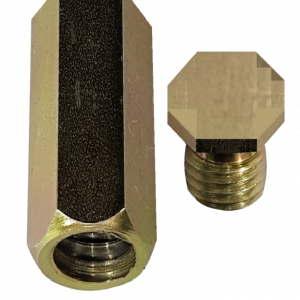 CONECTOR PARA RESPALDO DE HULE VASTAGO 5/8