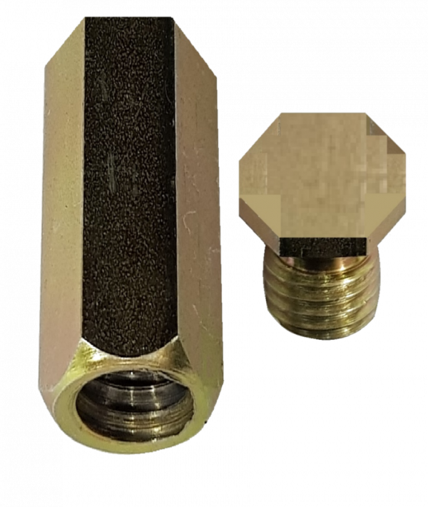 CONECTOR PARA RESPALDO DE HULE VASTAGO 5/8