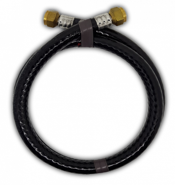 MANGUERA AERO-GAS NEGRA 10 MTS. TUERCA 3/8