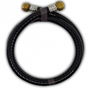 MANGUERA AERO-GAS NEGRA 4 MTS. TUERCA 3/8